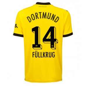Borussia Dortmund Niclas Fullkrug #14 Hemmatröja 2023-24 Kortärmad